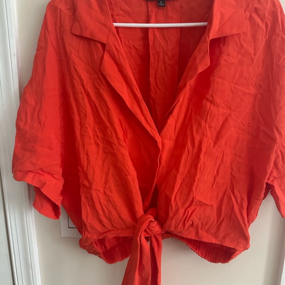 Lulu’s tied blouse